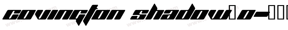Covington Shadow_0字体转换